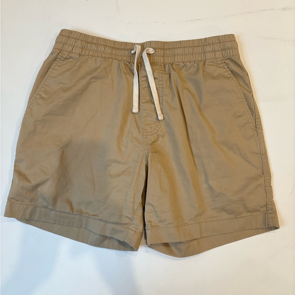 J. Crew Tan Athletic Shorts with Elastic Waistband